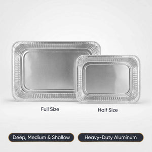 Full Medium Heavy Aluminum Pan 50pcs EC100