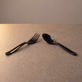 Heavy Duty Weight Plastic Tea Spoon Black AP(HWPFS-5)