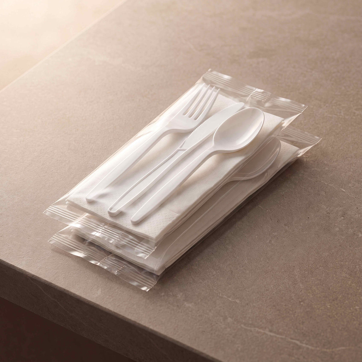 Plastic Knife (DDPS) Heavy White