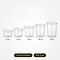 SJ 12oz Plastic Deli Soup Container FP ( FP12L)