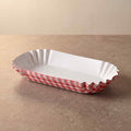 1 LB White /Red Food Tray Apsic (CY-WRFT10)