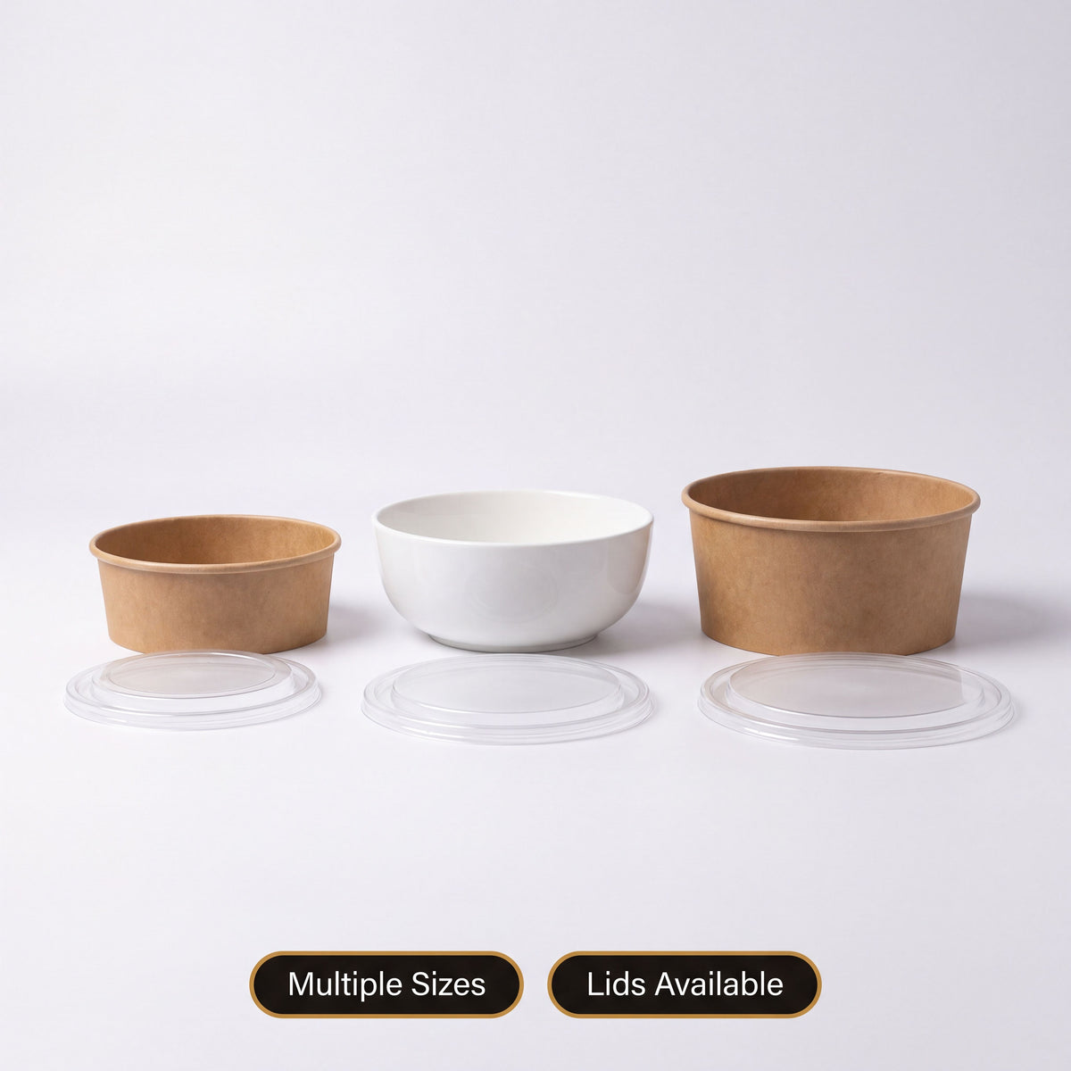 168mm Pp Lids For Salad Bowls