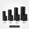 36x58 1.5mil Trash Black Rolls