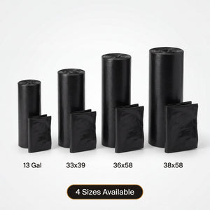 Can Liners 55Gal Large 1.2mil 150pcs/cts Liners 55 Gal